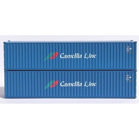 Jacksonville Terminal 40 ft. Camellia Line Standard Height Corrugated Container, 2PK JTC405316